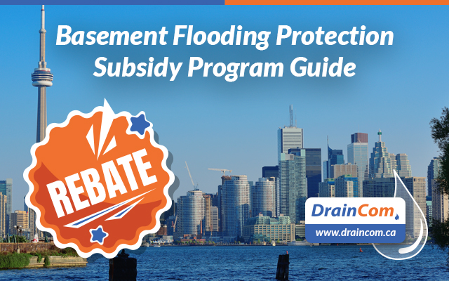 Toronto basement flooding prevention rebate