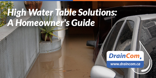 Toronto high water table basement flood prevention company